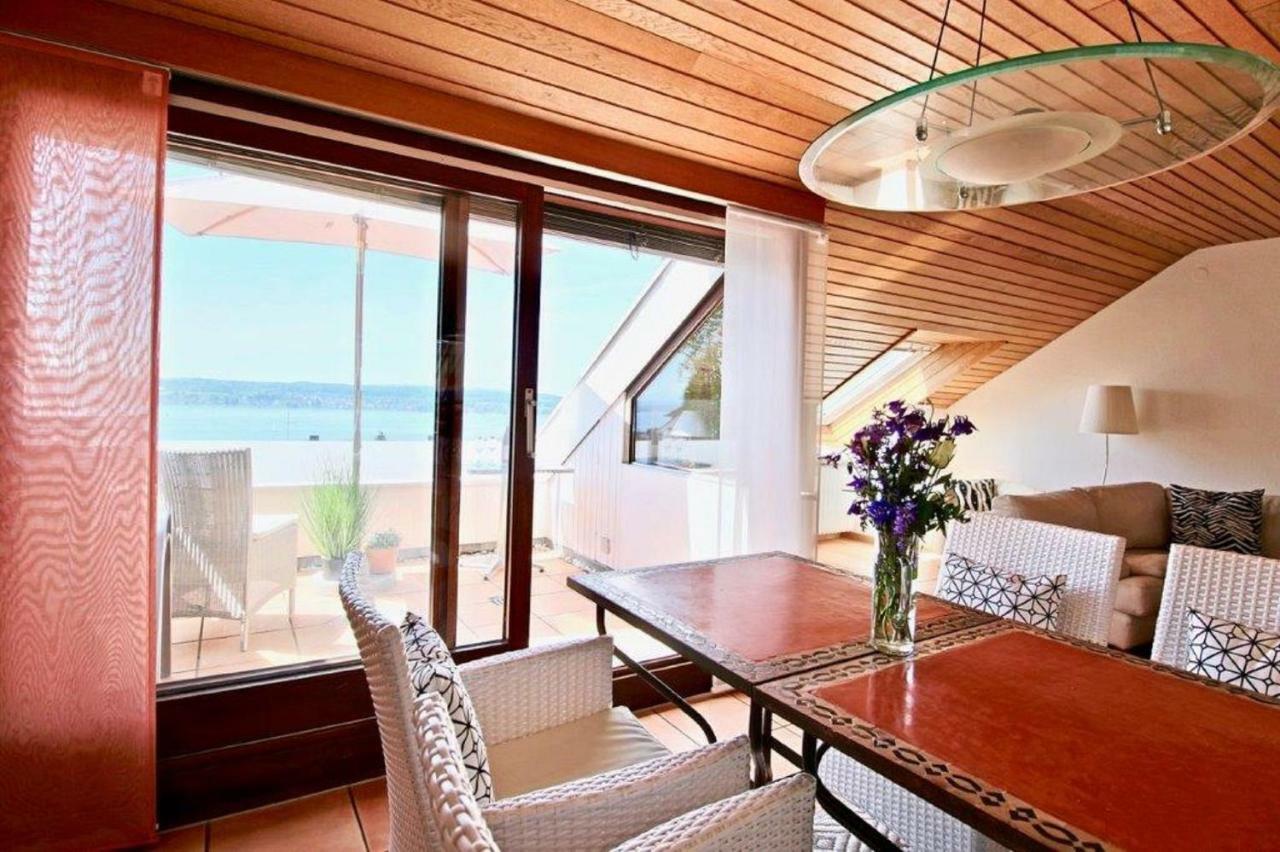 Ferienwohnung Mit Seeblick Und Dachterrasse In Ueberlingen Екстериор снимка